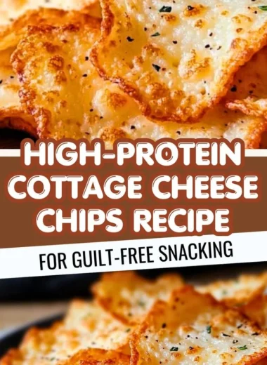 Delicious cottage cheese chips snack on a wooden platter.