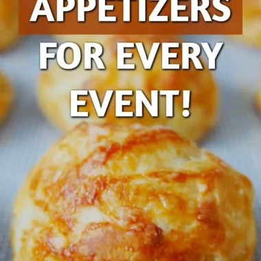 Delicious make-ahead room temperature appetizers ready for serving at a party