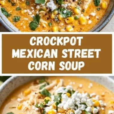 Bowl of creamy Mexican street corn soup garnished with cilantro and lime.