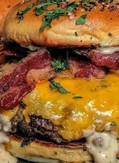 Delicious Crack Burgers with fresh ingredients and toppings
