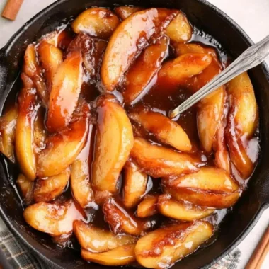 Delicious Southern fried apples served in a bowl