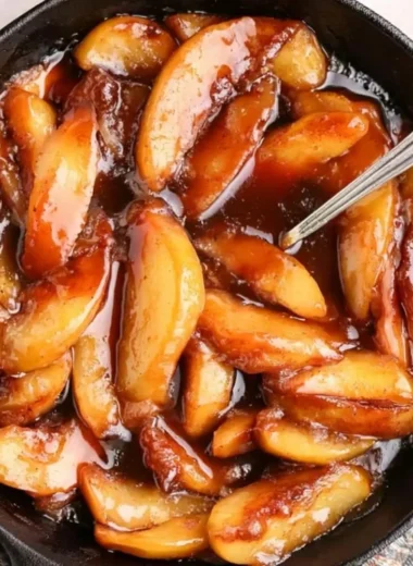Delicious Southern fried apples served in a bowl