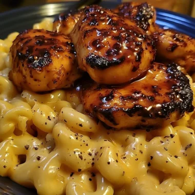 Sweet and spicy honey pepper chicken plated for a delightful meal experience