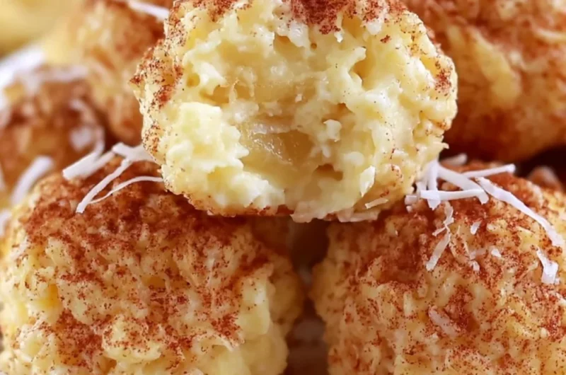 Delicious cinnamon apple cottage cheese bites served in a bowl