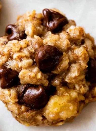 Cozy banana oatmeal cookies on a plate, perfect for a healthy treat