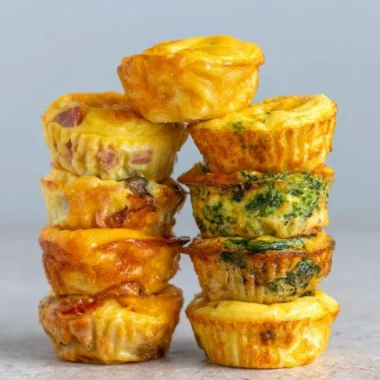 Healthy breakfast egg muffins packed with vegetables and protein.
